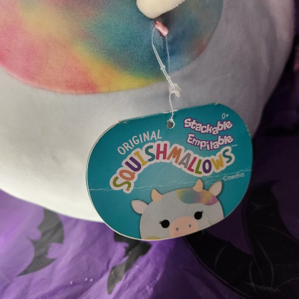 8" cow stack squishmallow